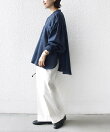 <手洗い可能>シアー タンブラー ポケット デザイン シャツ