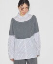 【予約で10%OFF】グレディブリリアン/Gready Brilliant/ニットレイヤードシャツ