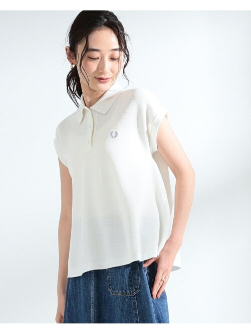 Beams Women Fred Perry Ray Beams 別注 ノースリーブ フレア ポロシャツ Rakuten Fashion 楽天ファッション 旧楽天ブランドアベニュー Ce1421