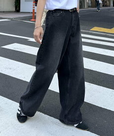 COLONY 2139 【UNISEX/3サイズ展開】ワイドストレートデニム コロニー トゥーワンスリーナイン パンツ ジーンズ・デニムパンツ ブルー ブラック【送料無料】