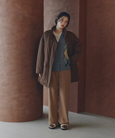 【SALE／50%OFF】N. Natural Beauty Basic ベーシックツイルワイドパンツ エヌ ナチュラルビューティーベーシック* パンツ その他のパンツ ブラック ホワイト ブラウン【送料無料】