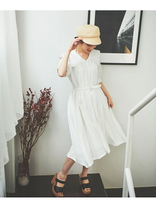 31 Sons De Mode ビッグフリルカラーシャツワンピース Rakuten Fashion 楽天ファッション 旧楽天ブランドアベニュー Da9422