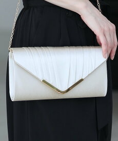 PourVous パーティーバッグ 結婚式 お呼ばれ 謝恩会 フォーマル オケージョン 同窓会 プールヴー バッグ クラッチバッグ シルバー ブラック ゴールド ブラウン
