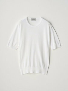 JOHN SMEDLEY �����R�b�g���j�b�g�v���I�[�o�[ �b NELL �b 30G MODERN FIT �W�����X���h���[ �g�b�v�X �j�b�g �z���C�g�y���������z