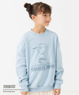 【SALE／55%OFF】PEANUTS ＜ピーナッツ＞裏毛トレーナー チルツー トップス スウェット・トレーナー ネイ…