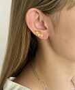 【 金属アレルギー対応 】 シャイニースターピアス サージカルステンレス 367L