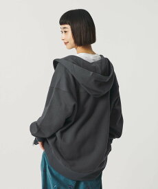 BEAUTY&YOUTH UNITED ARROWS 【別注】＜Americana＞スウェットジップパーカー ビューティー＆ユース　ユナイテッドアローズ トップス パーカー・フーディー ブラック グレー【送料無料】