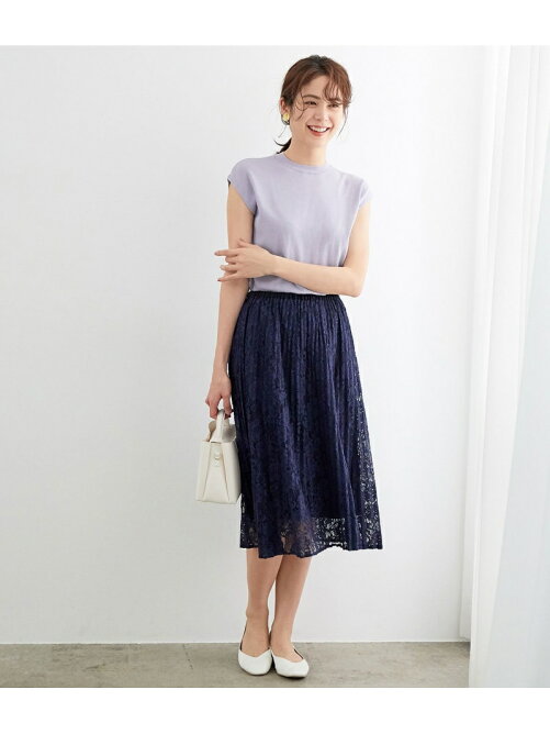 Rope レースプリーツフレアースカート Rakuten Fashion 楽天ファッション 旧楽天ブランドアベニュー An6423