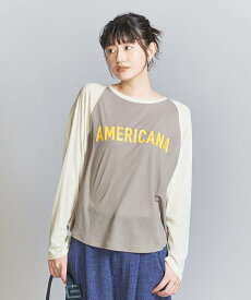 BEAUTY&YOUTH UNITED ARROWS ＜Americana＞シアー ベースボール Tシャツ ビューティー＆ユース　ユナイテッドアローズ トップス カットソー・Tシャツ ブラウン ブラック【送料無料】