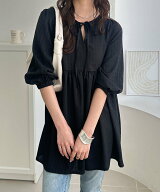 【SALE／31%OFF】GeeRA 前後2WAYチェックペプラムチュニック ジーラ ワンピース・ドレス チュニック ブラ…