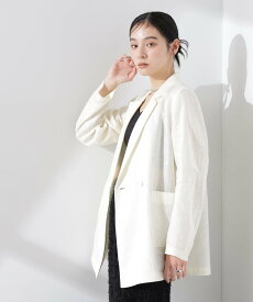 【SALE／40%OFF】NANO universe ヨーロピアンフラックス シアージャケット(セットアップ可) ナノユニバース ジャケット・アウター その他のジャケット・アウター ネイビー ベージュ ホワイト ブラウン【送料無料】