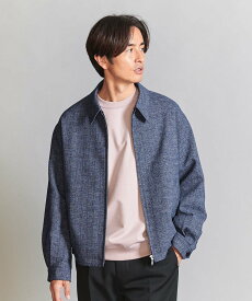 【SALE／50%OFF】BEAUTY&YOUTH UNITED ARROWS ツイード ショート ブルゾン ユナイテッドアローズ アウトレット ジャケット・アウター その他のジャケット・アウター ブラック ネイビー【送料無料】