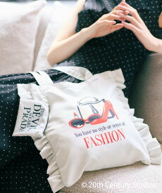 【SALE／20%OFF】PROPORTION BODY DRESSING プラダを着た悪魔/プリントトートバッグ プロポーションボディドレッシング バッグ その他のバッグ グレー【送料無料】