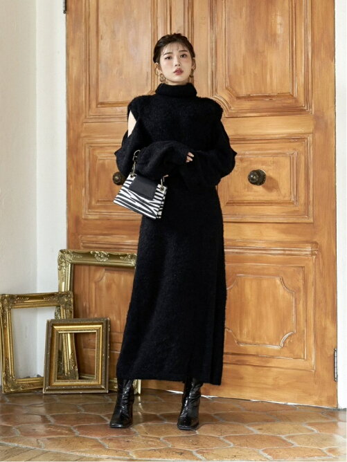 Darich ショルダーオープンニットワンピース Rakuten Fashion 楽天ファッション 旧楽天ブランドアベニュー Bx7424