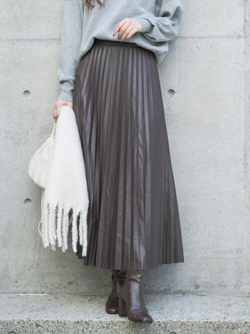 Vicky エコレザープリーツスカート Rakuten Fashion 楽天ファッション 旧楽天ブランドアベニュー Bz9424