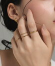 【 金属アレルギー対応 】シンプルリング 4個セット サージカルステンレス