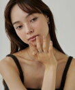 【 金属アレルギー対応 】シンプルリング 4個セット サージカルステンレス