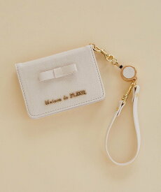 Maison de FLEUR 二つ折りリールパスケース メゾン ド フルール 財布・ポーチ・ケース 財布 ピンク ブラック ベージュ【送料無料】
