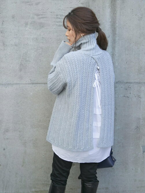 Vicky 前後2wayケーブルタートルニット 手洗い可能 Rakuten Fashion 楽天ファッション 旧楽天ブランドアベニュー Bz9425