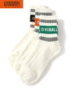 【SALE／10%OFF】UNIVERSAL OVERALL UNIVERSAL OVERALL/3P ロゴラインショートソックス 3足セット メンズ レディース 靴下 クルーソックス ユニバーサルオーバーオール LU-345 LU-346 LU-613 LU-614 セットアップセブン 靴下・レッグウェア 靴下