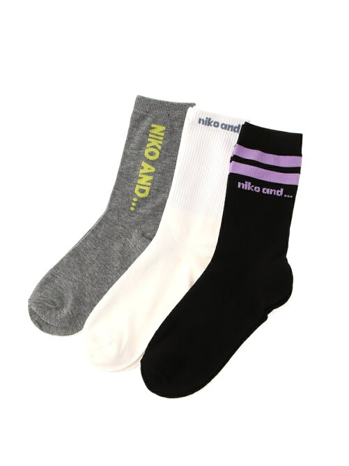 Niko And W Ornkロゴ3setソックス Rakuten Fashion 楽天ファッション 旧楽天ブランドアベニュー J
