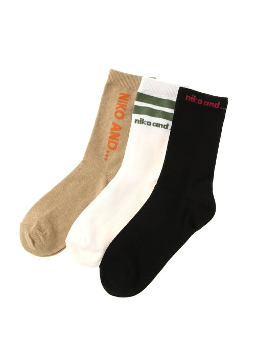 Niko And W Ornkロゴ3setソックス Rakuten Fashion 楽天ファッション 旧楽天ブランドアベニュー J