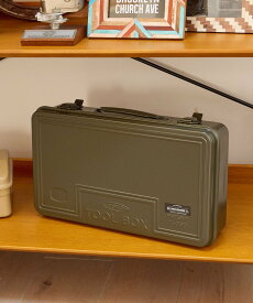 niko and ... [OLD SMITH]東洋スチールツールボックスT-360 ニコアンド インテリア・生活雑貨 その他のインテリア・生活雑貨 ベージュ カーキグリーン