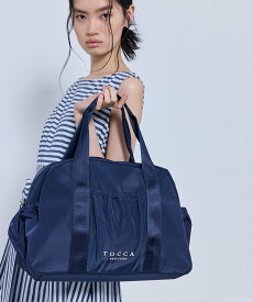 TOCCA 【WEB&一部店舗限定】【一部カラー撥水・A4サイズ対応】AMIRARE BOSTON L ボストンバッグ トッカ バッグ ボストンバッグ ブラック ベージュ ネイビー【送料無料】