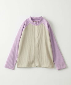 【SALE／70%OFF】UNITED ARROWS green label relaxing GLR バイカラー ラッシュガード / キッズ 100cm-130cm ユナイテッドアローズ アウトレット 水着・スイムグッズ 水着 グリーン
