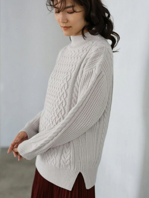 American Holic ハイネックケーブルニットプルオーバー Rakuten Fashion 楽天ファッション 旧楽天ブランドアベニュー Be2426 American Holic ハイネックケーブルニットプルオーバー Rakuten Fashion 楽天ファッション 旧楽天ブランドアベニュー Be2426