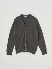 JOHN SMEDLEY V-neck Long sleeved Cardigan ｜ WISTING ｜ 30G MODERN FIT ジョンスメドレー トップス ニット パープル【送料無料】