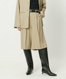 MARW UNITED ARROWS ＜MARW UNITED ARROWS＞タック ショート パンツ ユナイテッドアローズ パンツ キュロット ブラック ベージュ【送料無料】