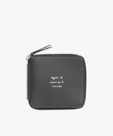 agnes b. FEMME agnes b. x Le Louvre フォトプリント レザー ウォレット "Paysage avec un berger" アニエスベー 財布・ポーチ・ケース 財布【送料無料】