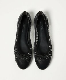 UNITED ARROWS green label relaxing ラウンド バレエシューズ / フラットシューズ ユナイテッドアローズ グリーンレーベルリラクシング シューズ・靴 バレエシューズ シルバー ブラック グリーン【送料無料】