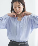 GLOBAL WORK キレイつづく2WAYタック長袖/601017 グローバルワーク トップス シャツ・ブラウス ネイビー …