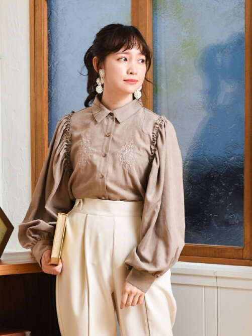 Retro Girl Emsexcite 刺繍パワショルブラウス Rakuten Fashion 楽天ファッション 旧楽天 ブランドアベニュー Ce1427