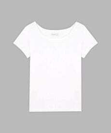 agnes b. FEMME JG13 TS コットンTシャツ アニエスベー トップス カットソー・Tシャツ ホワイト【送料無料】
