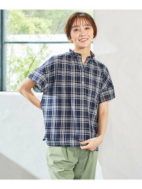 【SALE／40%OFF】J.PRESS シアーストライプチェック カットソー ジェイプレス トップス カットソー・Tシャツ ネイビー ホワイト グレー【送料無料】