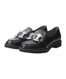 【SALE／54%OFF】Bridget Birkin 【Bridget Birkin】スクエアビジューローファー ブリジットバーキン シューズ・靴 ローファー ブルー【送料無料】