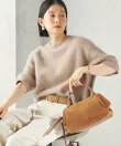 杢 フォックス カシミヤ 半袖 プルオーバー