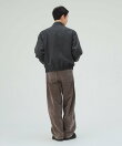 コーデュロイ カーブ ワイド パンツ