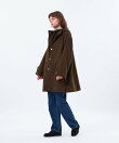 【LEE11月号/蛯原友里さん着用】【WELBURY HOOD(ウェルベリーフード)】ウールメルトン