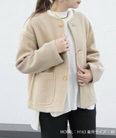 DANTON DANTON/(W)WS COLLARLESS JKT ステップス ジャケット・アウター ノーカラージャケット グレー グリーン ネイビー ベージュ ブラウン【送料無料】