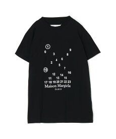 Maison Margiela ロゴ T シャツ メゾンマルジェラ トップス カットソー・Tシャツ ブラック ホワイト【送料無料】