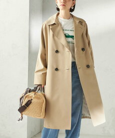 SHIPS WOMEN TICCA: テント トレンチ コート シップス ジャケット・アウター トレンチコート ベージュ【送料無料】