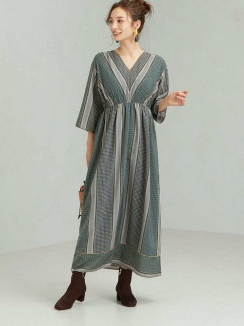 United Arrows Ltd Outlet Fmパネルプリントエンパイアワンピース2 Rakuten Fashion 楽天ファッション 旧楽天ブランドアベニュー 1429