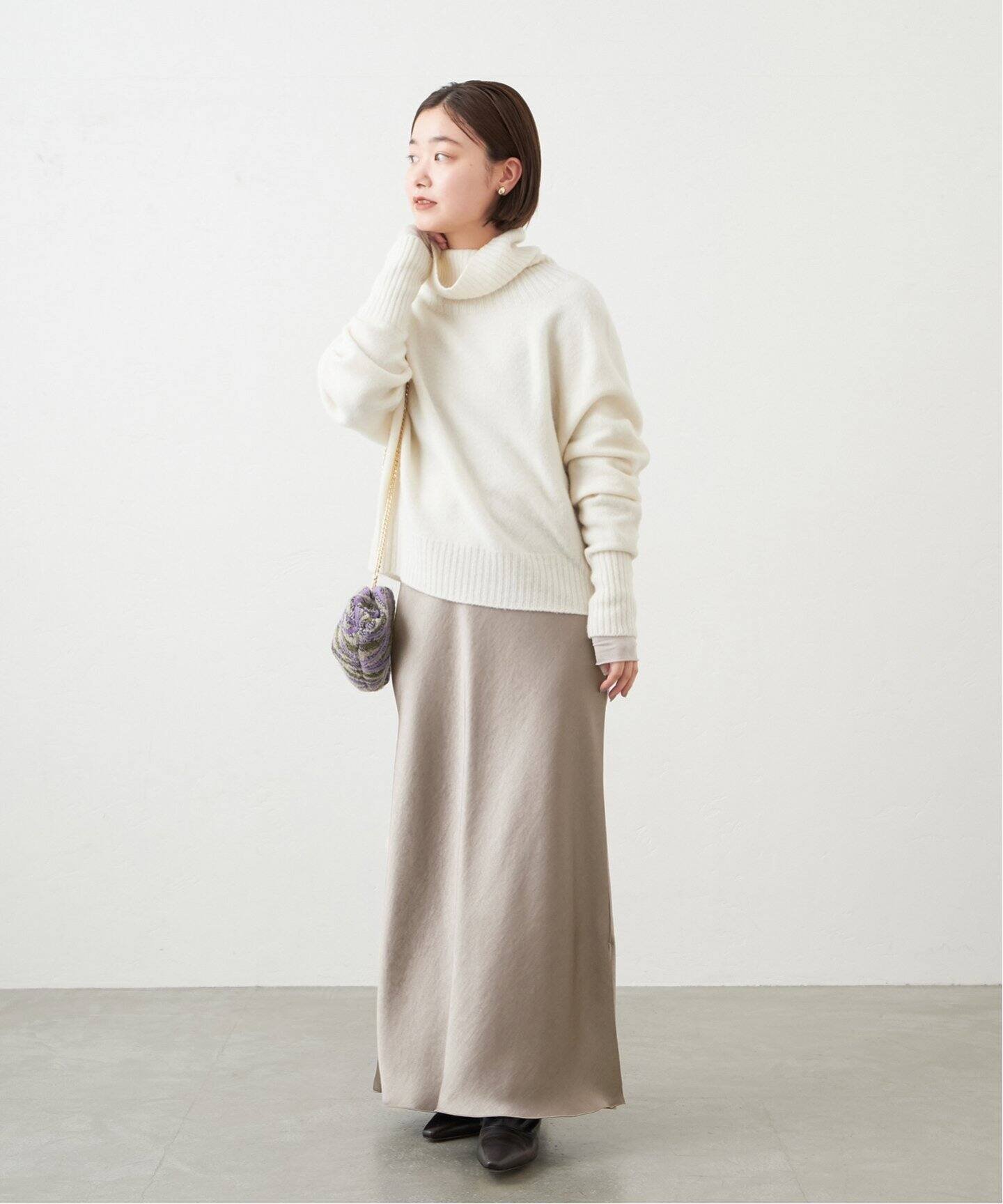 IENA｜《追加3》ダブルサテンスカート | Rakuten Fashion(楽天