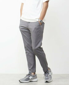 MEN'S MELROSE 《WEB限定》ハイストレッチジャストレングスストロングテーパードパンツ メンズメルローズ パンツ その他のパンツ ホワイト ブルー ベージュ グレー ブラック【送料無料】