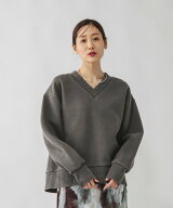 【SALE／20%OFF】GLOBAL WORK 加工ダンボールVネックプルオーバー/一部店舗限定/643004 グローバルワーク…