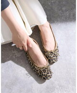 IENA PORSELLI/ポルセリ LEOPARD BALLET バレエシューズ イエナ シューズ・靴 バレエシューズ ベージュ【…